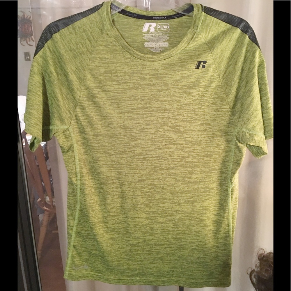 Boys Russell Athletic Heathered Green Shirt